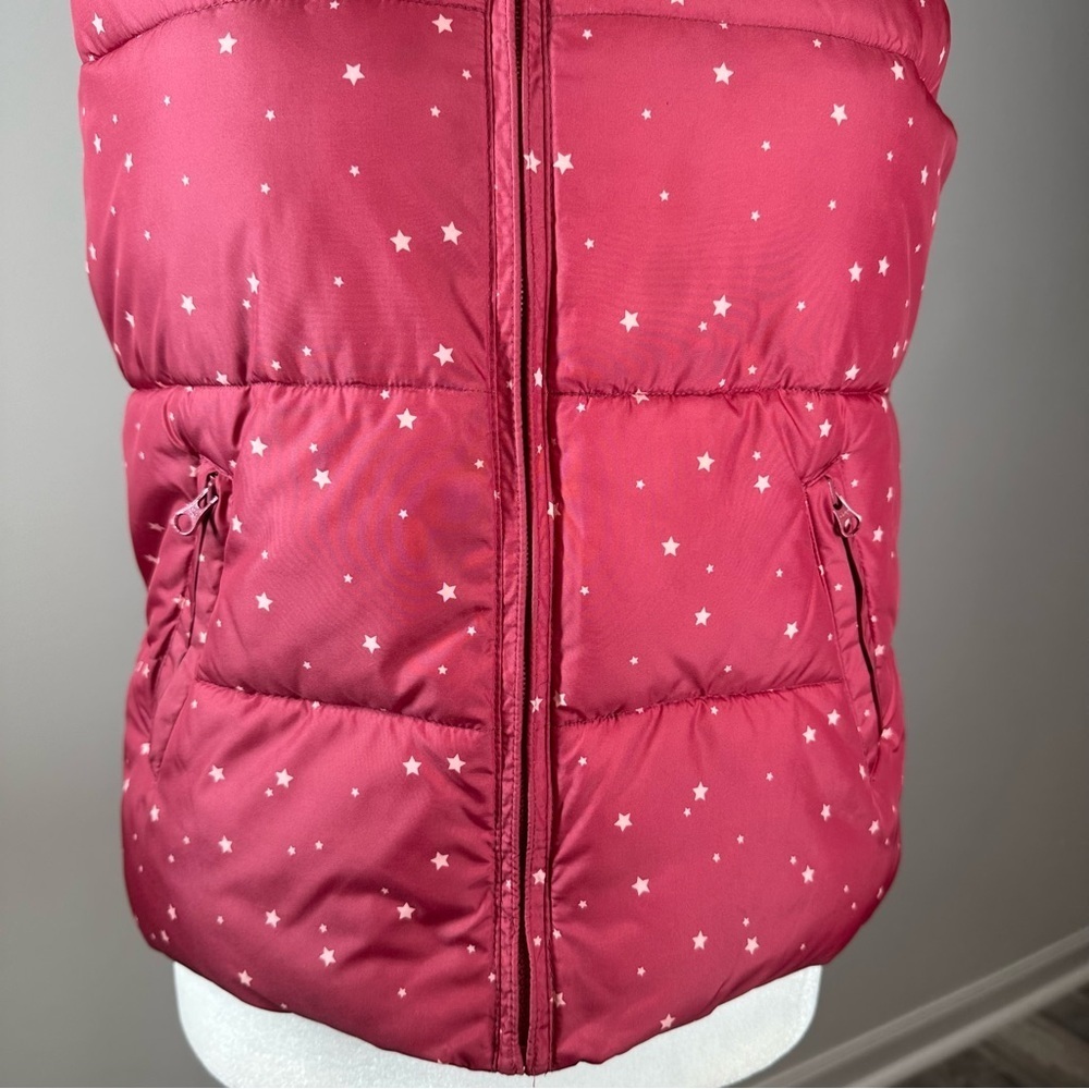 GapKids Red Star Print Puffer Vest XXL (14-16) Warm Winter Layer - Picture 5 of 12